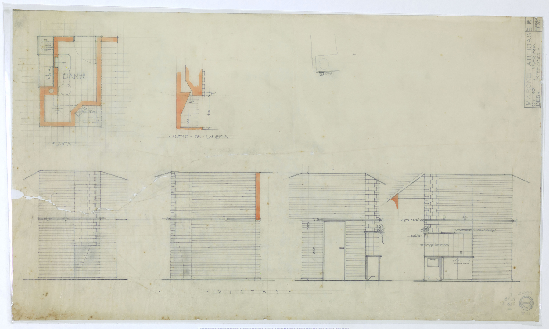 desenho do acervo vilanova artigas