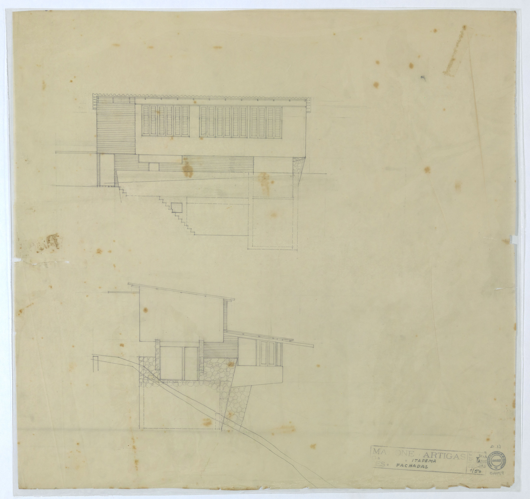 desenho do acervo vilanova artigas