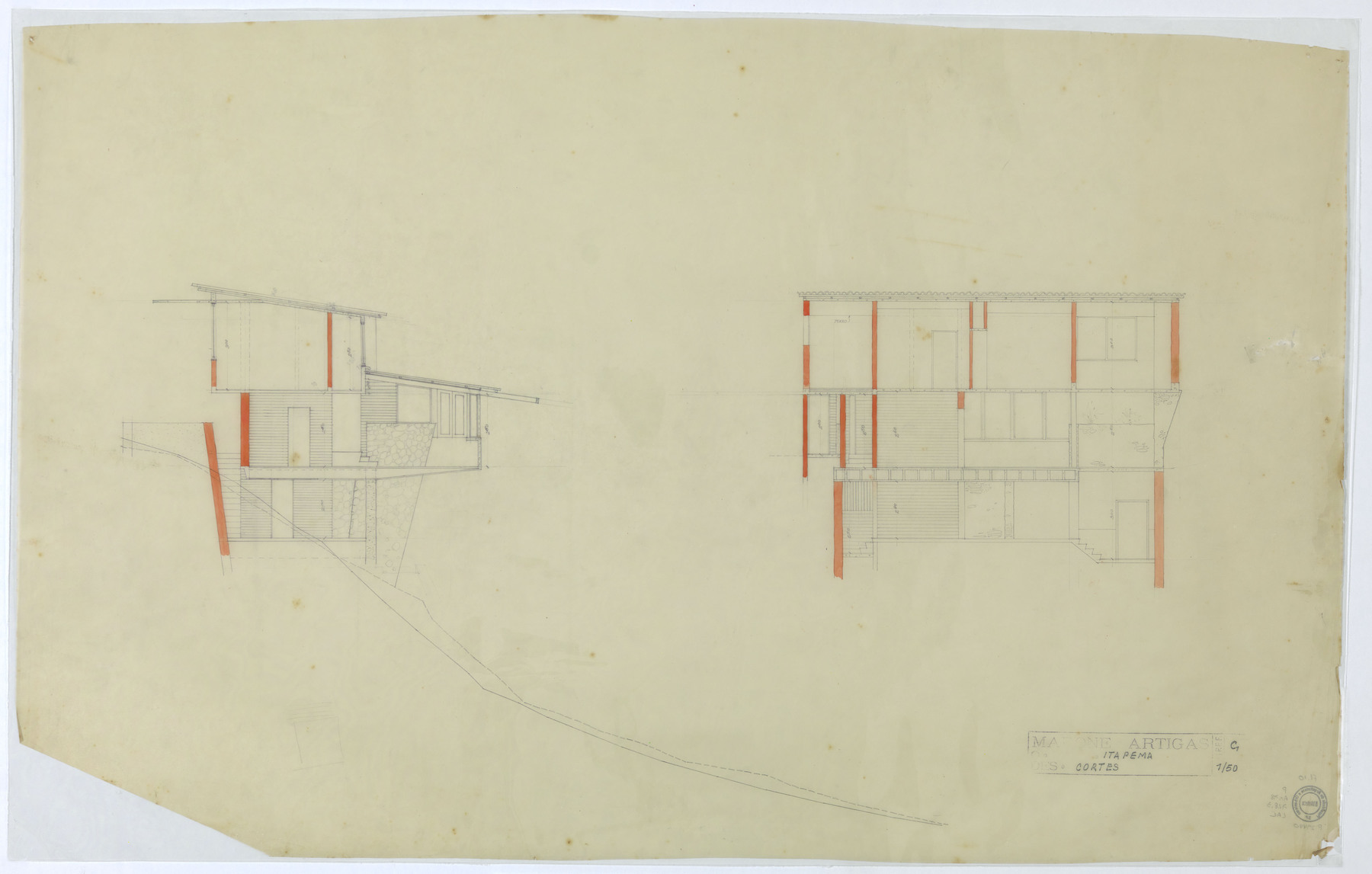 desenho do acervo vilanova artigas