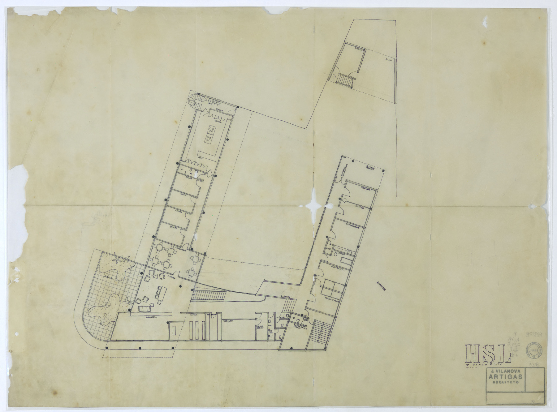 desenho do acervo vilanova artigas