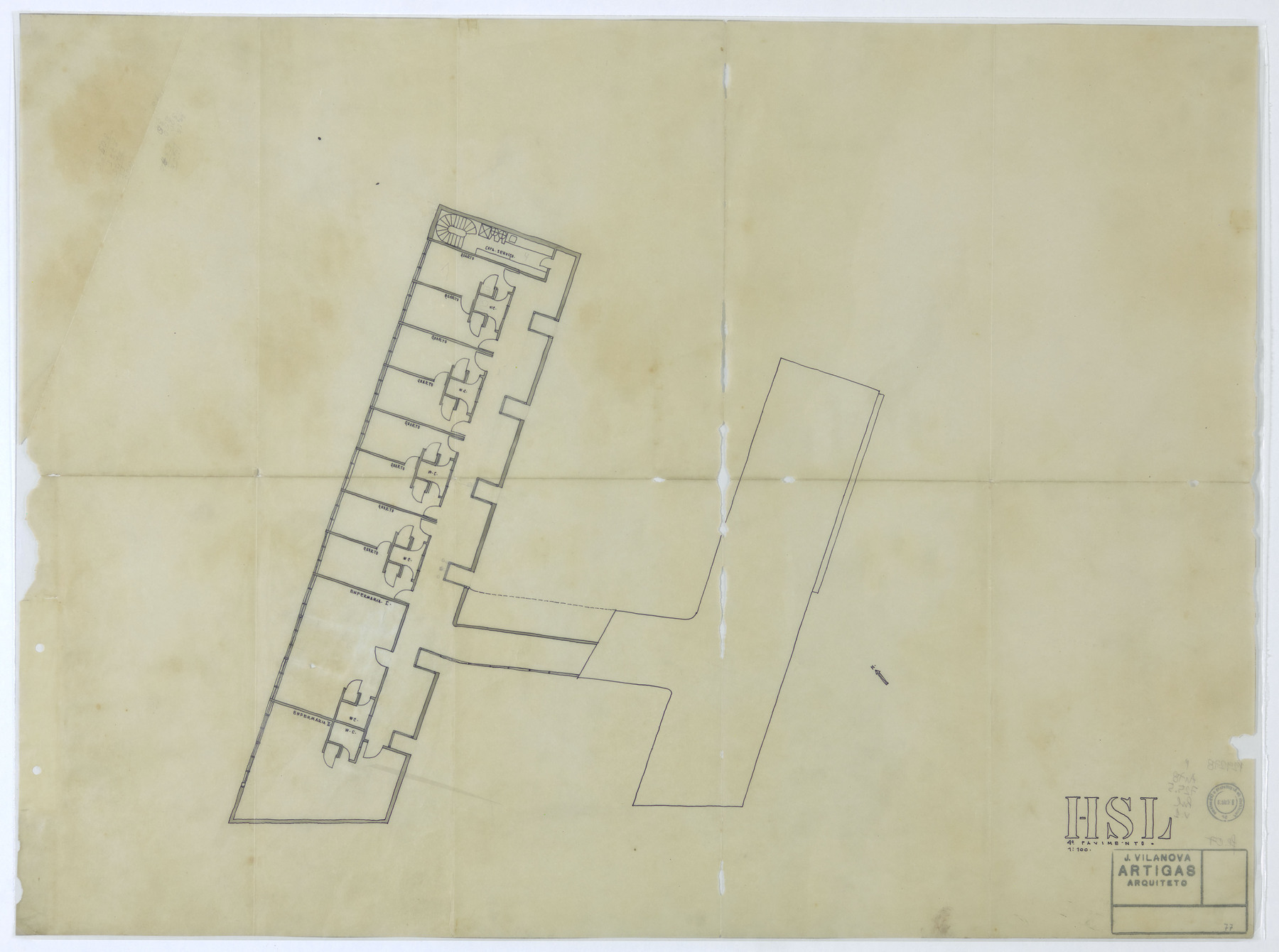 desenho do acervo vilanova artigas